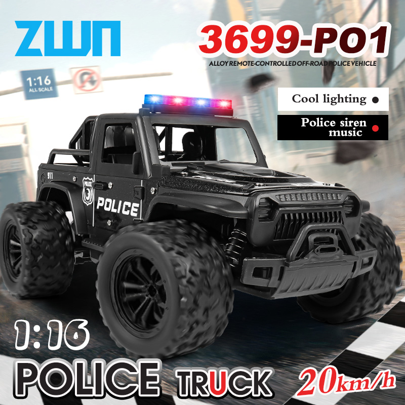 Rc Hobby Tech Bali - ZWN Mobil RC Truk Polisi Off-Road