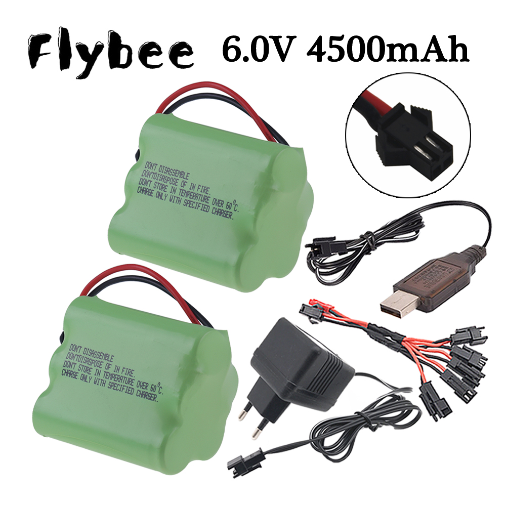 Rc Hobby Charger - Set pengisi daya 6v 4500mAh, baterai