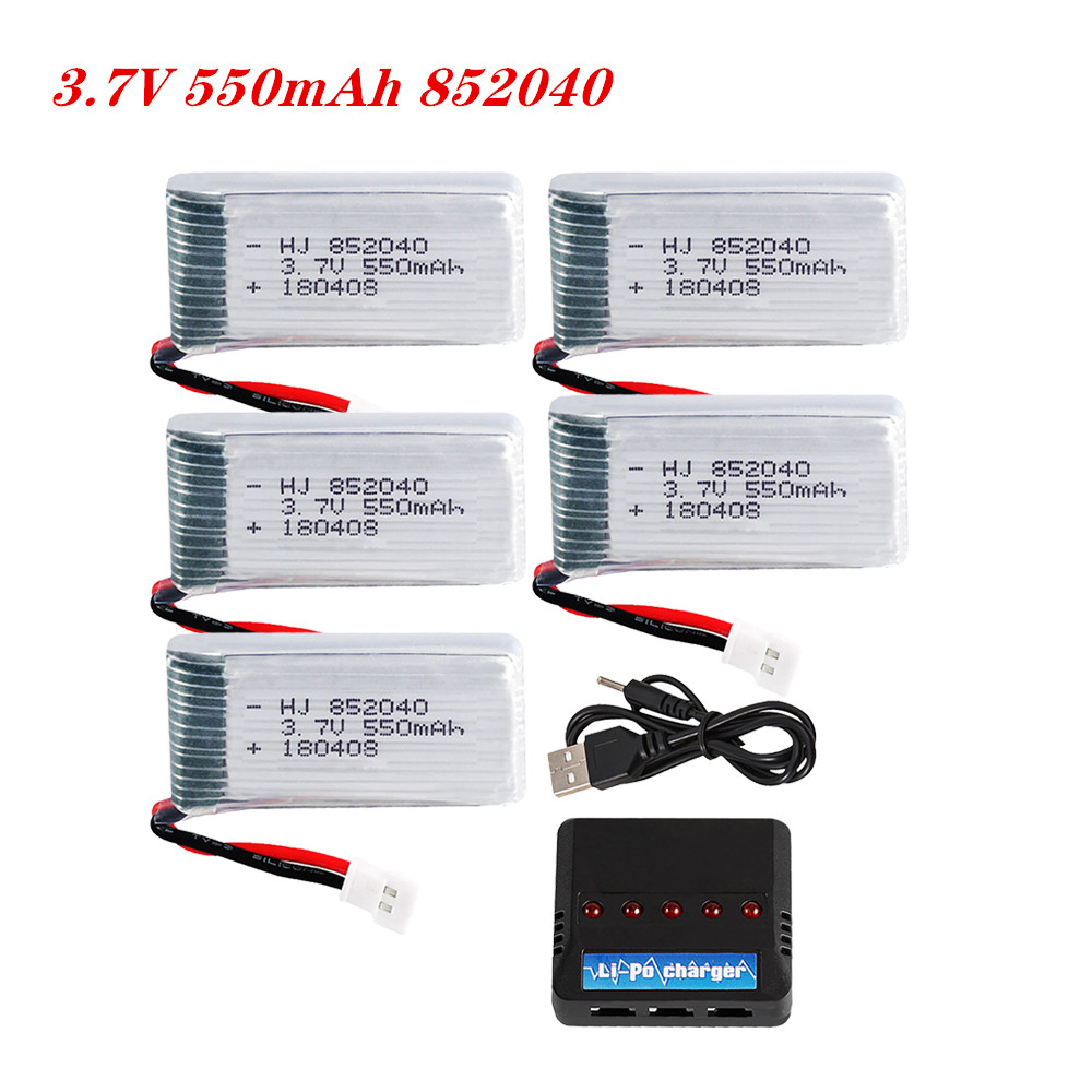 Rc Hobby Charger - 3.7V 550mAh 25C Lipo baterai 852040