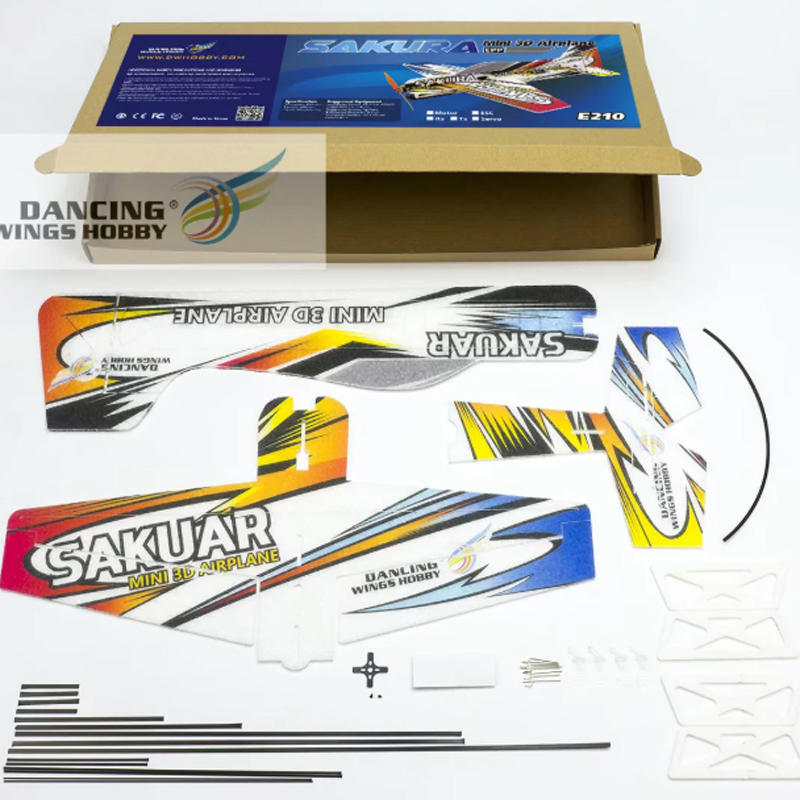 Kit Pesawat RC 3D Mikro SAKURA - Rc Hobby Experts ulasan dan harga